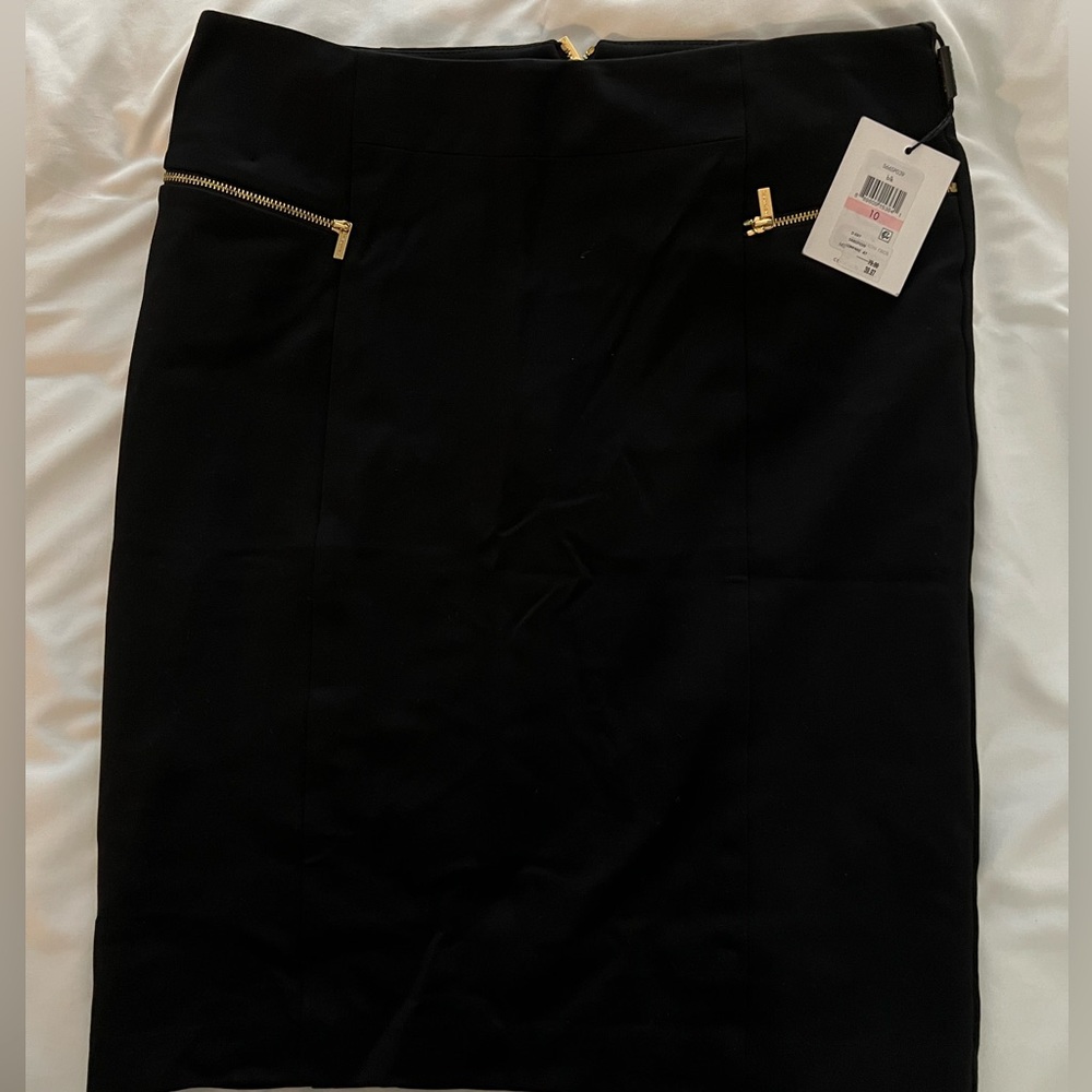 Calvin Klein Black Suit Skirt
